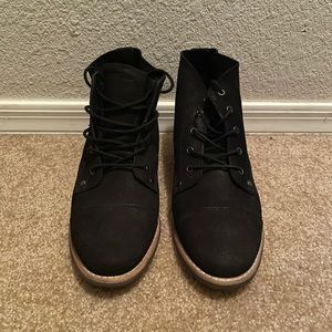 Diba Eli Black suede bootie